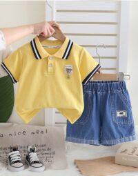Smart Collar Polo Set – Classic Yellow